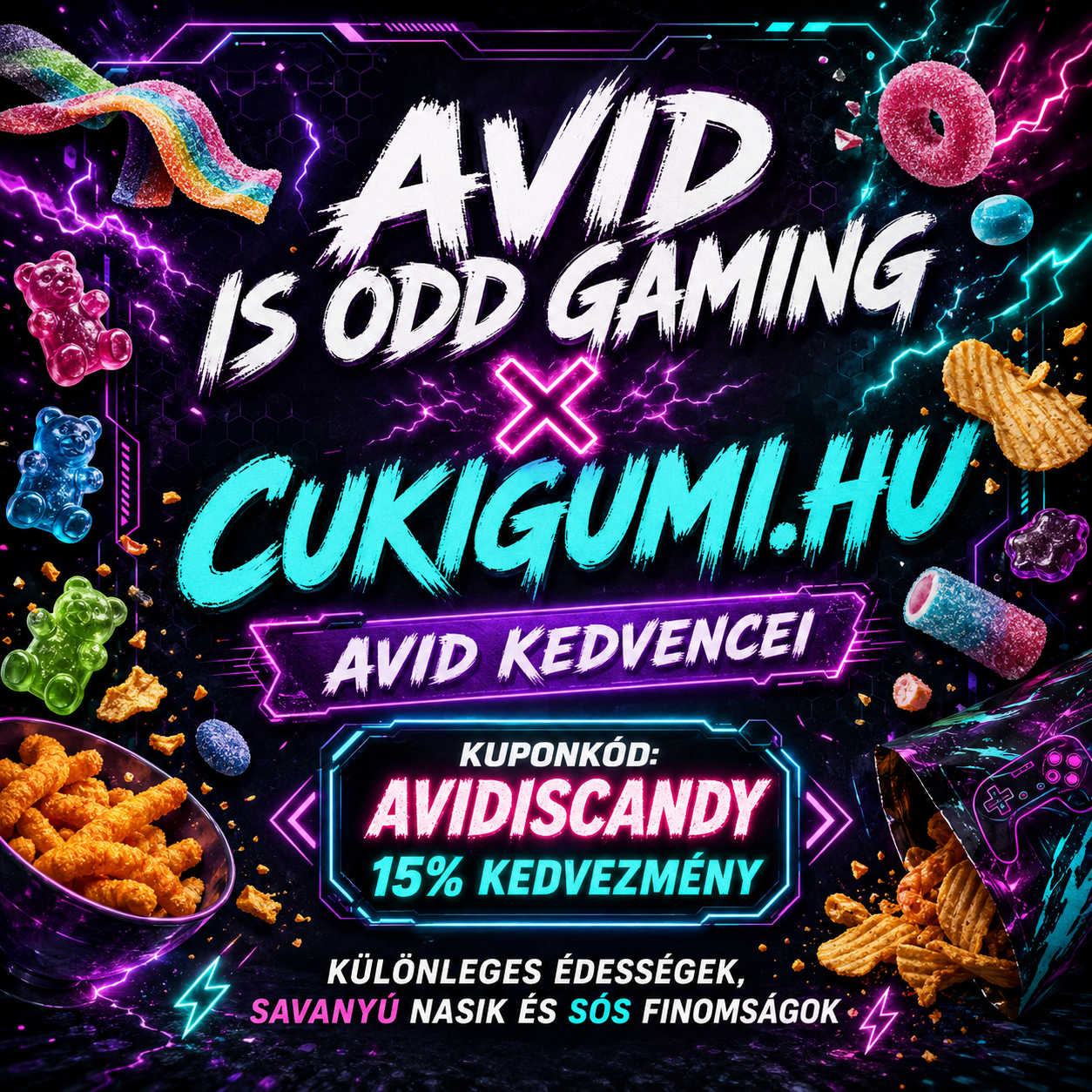 Avid is Odd Gaming × Cukigumi.hu júliusi bontás