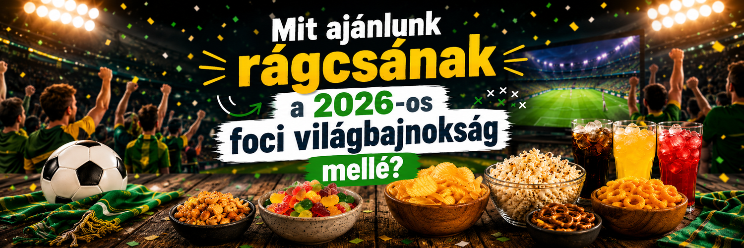 Mit ajánlunk rágcsának a 2026-os foci világbajnokság mellé?