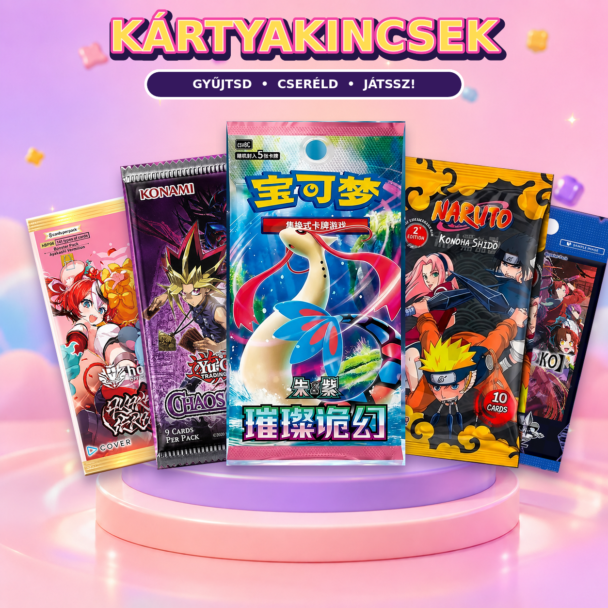 🎴KártyaKincsek - TCG és gyűjthető kártyák / figurák-szobrok🔍