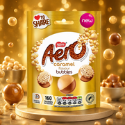 Nestlé Aero Bubbles Caramel 92 g – Karamellízű, Levegős Csokoládégolyók