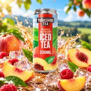 Yorkshire Tea Iced Tea Peach & Raspberry – Barackos-málnás jegestea 330 ml
