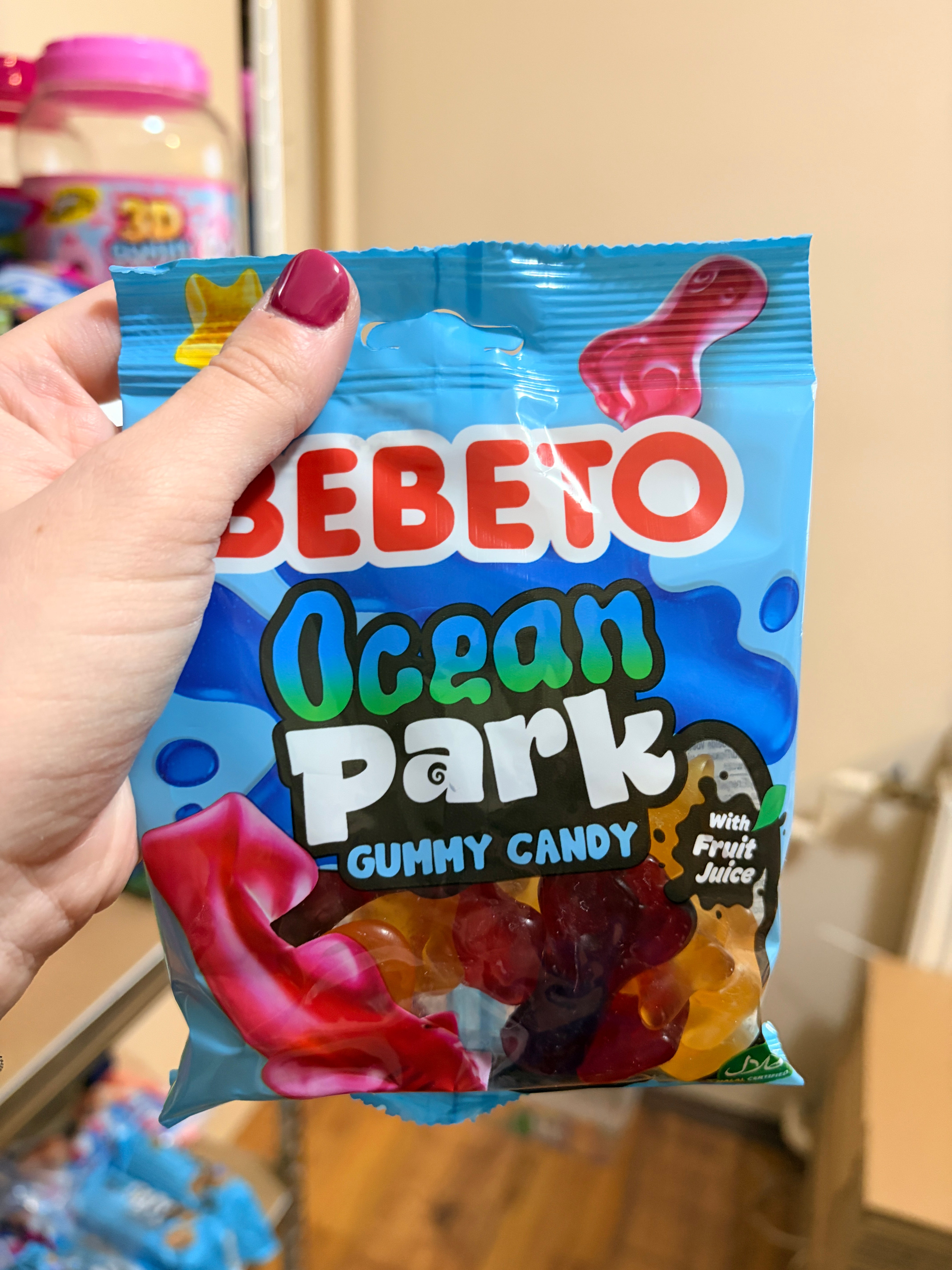 Bebeto Ocean Park 80 g – Tengeri Állat Formájú Gumicukor Mix