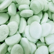 BUBS Cool Fruity Pear Mini – Saure vegane Gummibonbons mit Birnengeschmack 100g