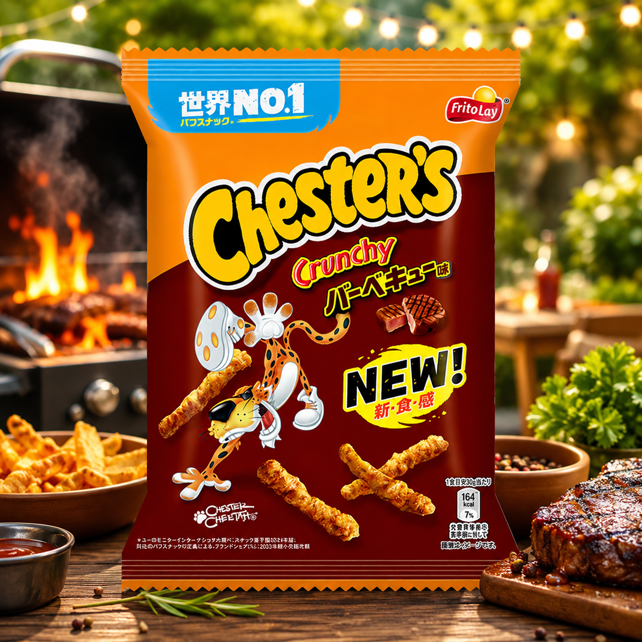Cheetos Crunchy BBQ 70g – Japán BBQ Ízű Kukoricaropogós