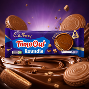 Cadbury Time Out Roundie 150g – Csokoládés Krémmel Töltött Ostyaszeletek