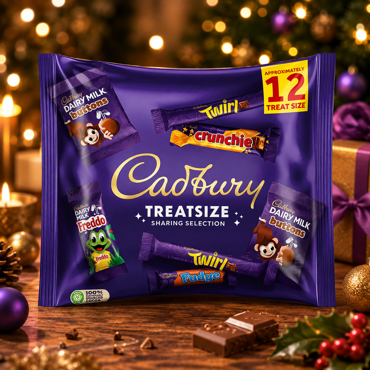 Cadbury Treatsize Sharing Selection Mini Csokoládé Válogatás 223 g