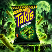 Takis Zombie – Habanero chili, uborka és lime ízű csípős kukoricasnack 90 g