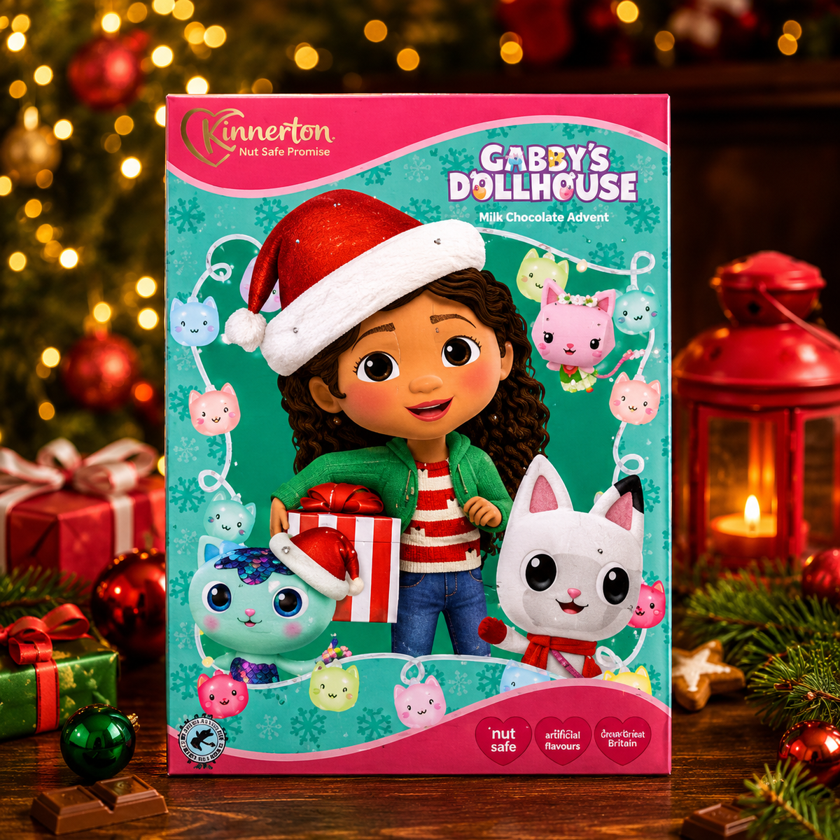 Kinnerton Mixed Character Csokoladés Adventi Naptár 40 g