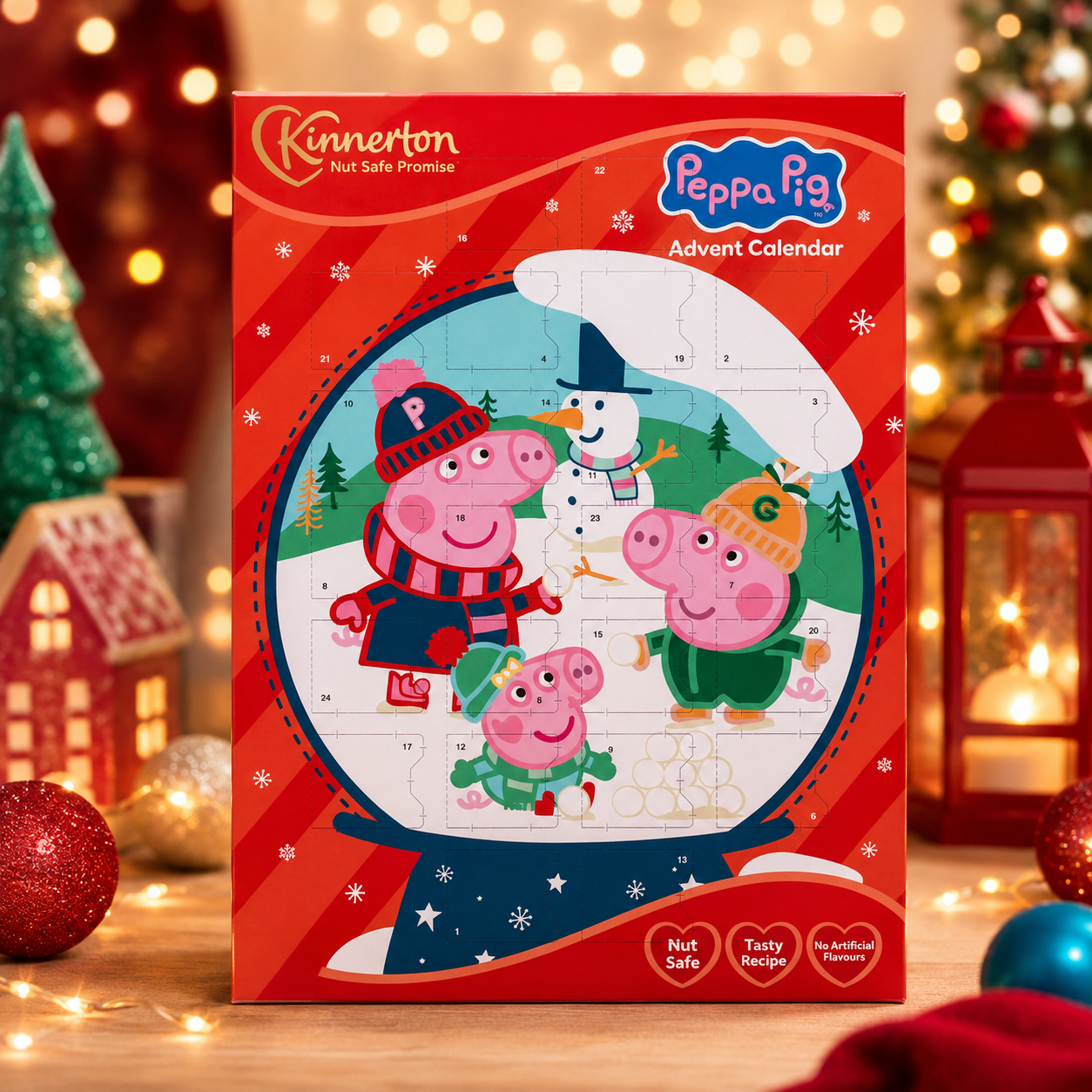 Kinnerton Mixed Character Csokoladés Adventi Naptár 40 g