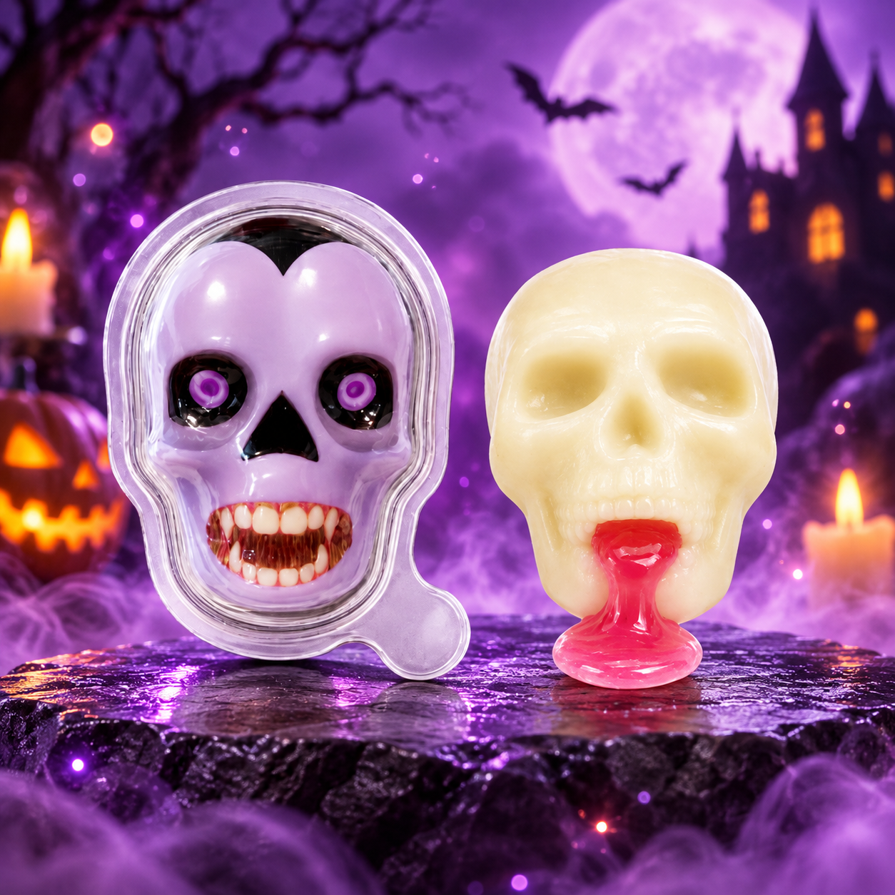 Johny Bee 3D Juicy Gummies Halloween Savanyú Töltött Gumicukor 18 g – 1 db
