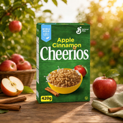 Cheerios Apple Cinnamon 420 g – Almás-Fahéjas Teljes Kiőrlésű Gabonapehely