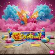 Chupa Chups Big Babol – Nyelvszínező Málnás Rágógumi 28g