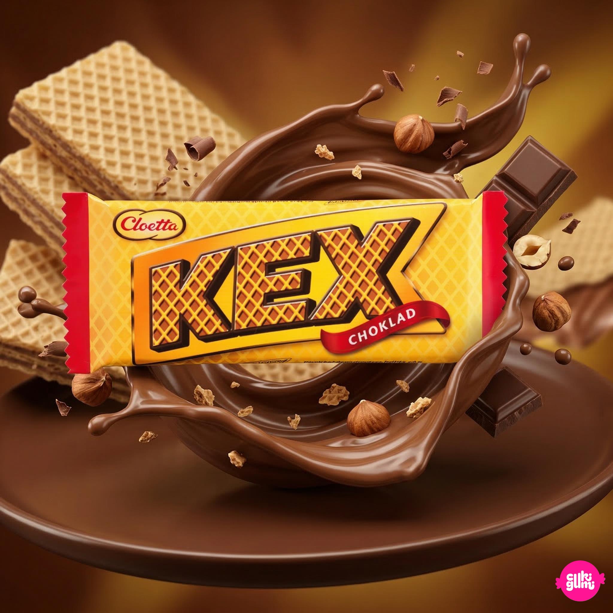 Cloetta Tejcsokoládéval bevont ostyaszelet 60 g