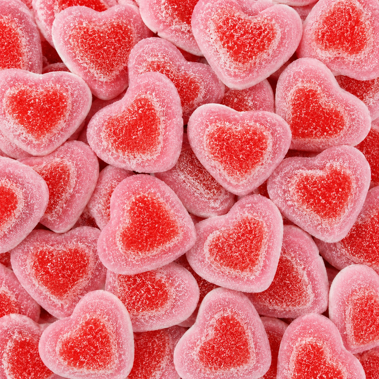 Vidal Strawberry Heart 100g – Eper Ízű Szív Gumicukor