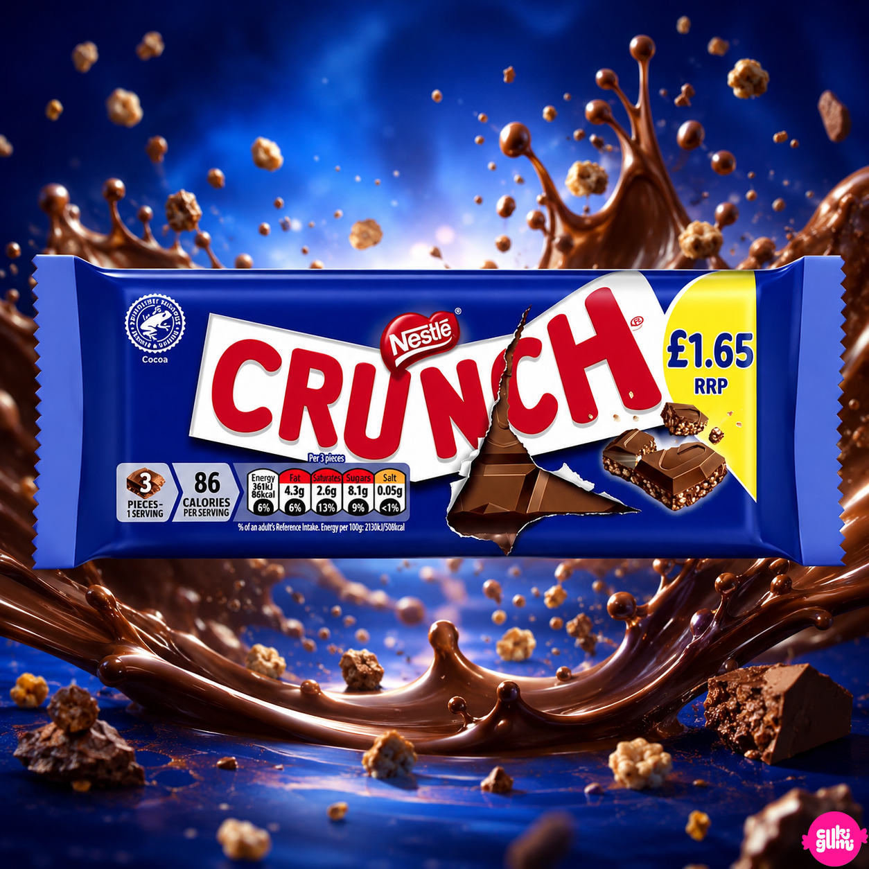 Crunch Milk 100 g – Tejcsokoladé Ropogós Gabonapehellyel