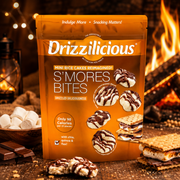 Drizzilicious S’mores ízű mini rizsszeletek kakaós csorgatással 113 g – Rice Cakes S’mores Bites