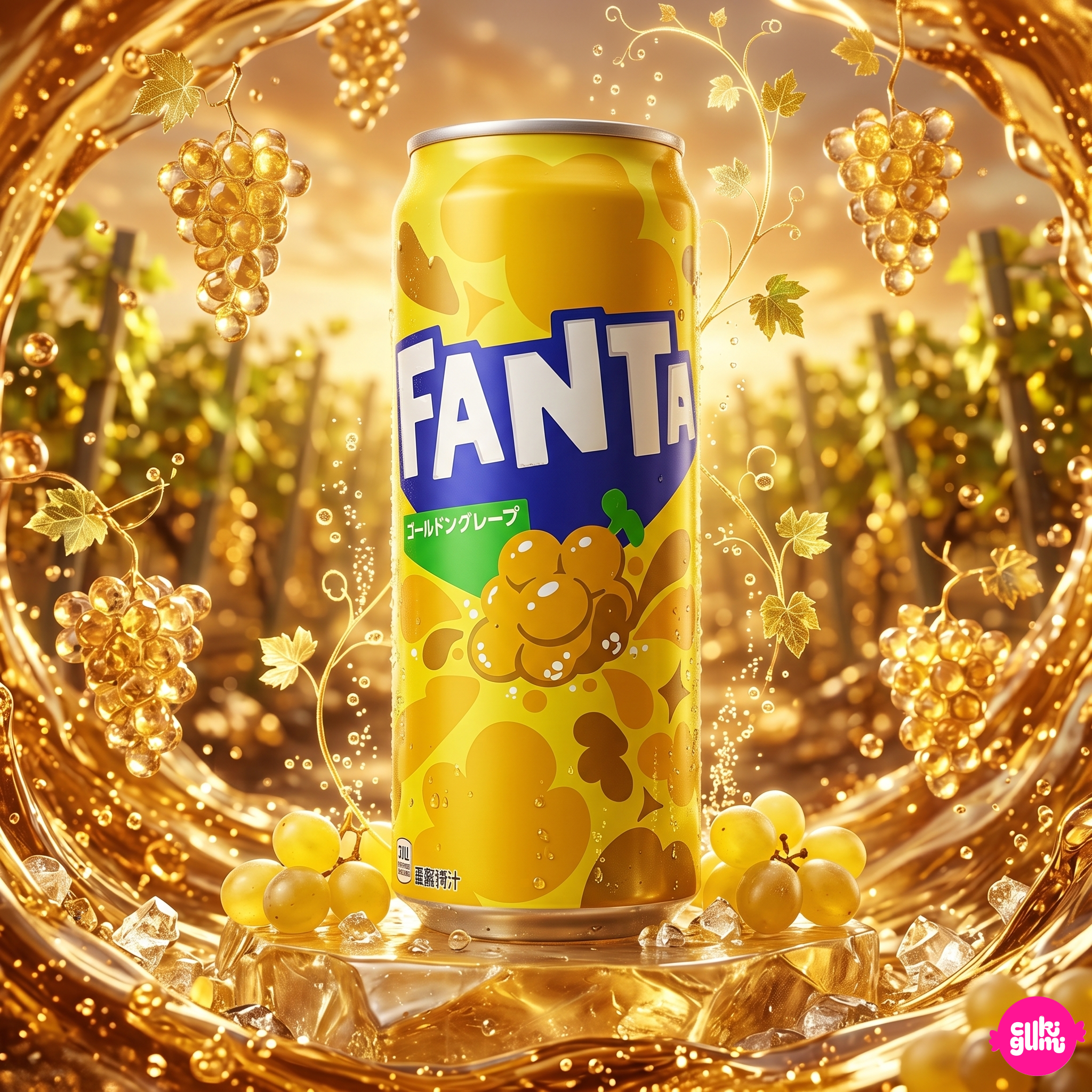 Fanta Golden Grape 500 ml – Arany Szőlős Szénsavas Üditőital