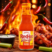 Frank's RedHot Buffalo Wings Sauce 148ml – Csípős Buffalo Szósz Csirkeszárnyakhoz