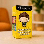 Friends (Jóbarátok) Cookies Chandler's Salted Caramel 150 g – Sós Karamelldarabos Keksz