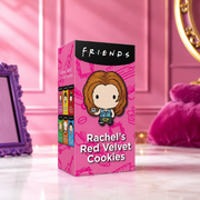Friends (Jóbarátok) Cookies Rachel's Red Velvet 150 g – Red Velvet ízű Keksz Fehércsokoládé-darabokkal