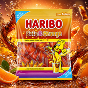 Haribo Cola & Orange 160g – Kólás és Narancsos Gumicukor Palackok