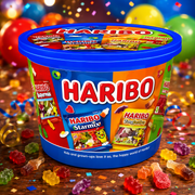 HARIBO Sharing Tub mini gumicukor válogatás kb. 24 tasakkal 600 g