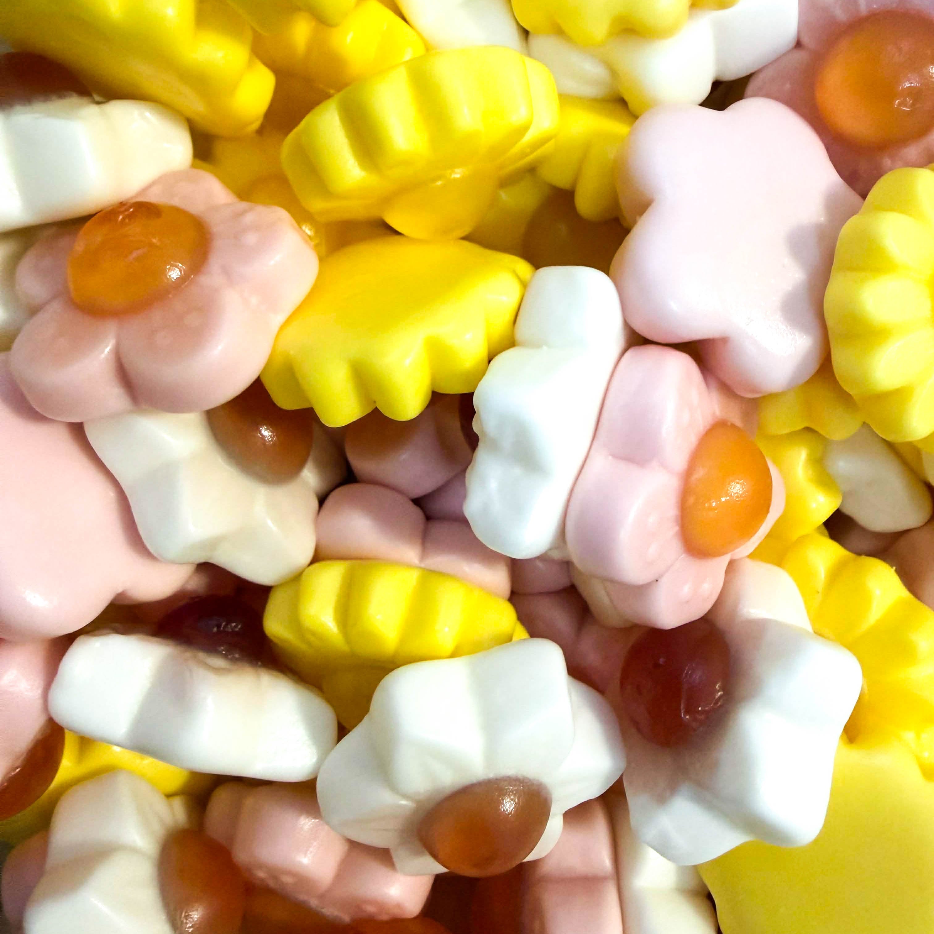 Haribo Flowers 100 g – Virág Formájú Gyümölcsös Gumicukor Mix