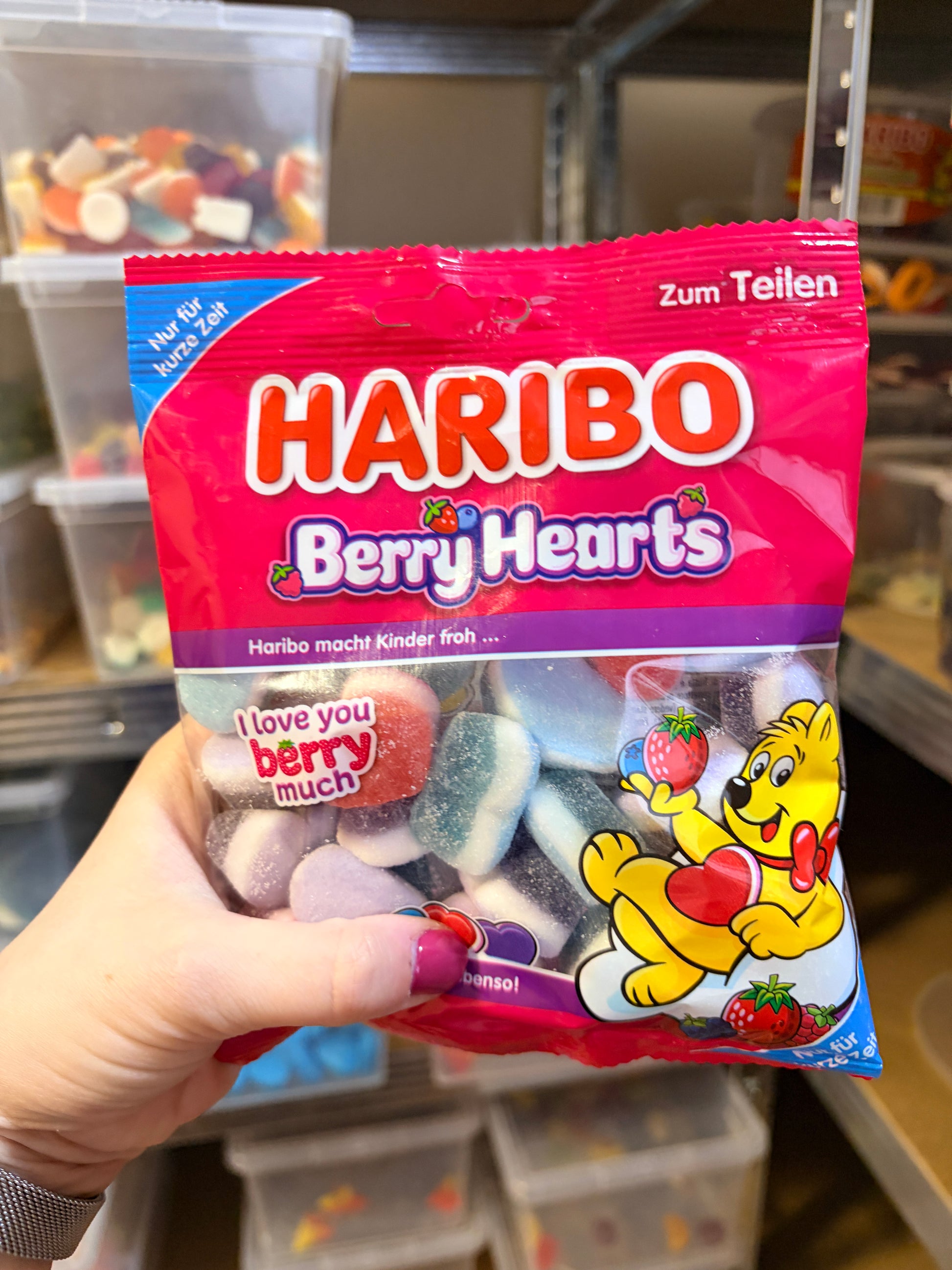 Haribo Berry Hearts 160 g