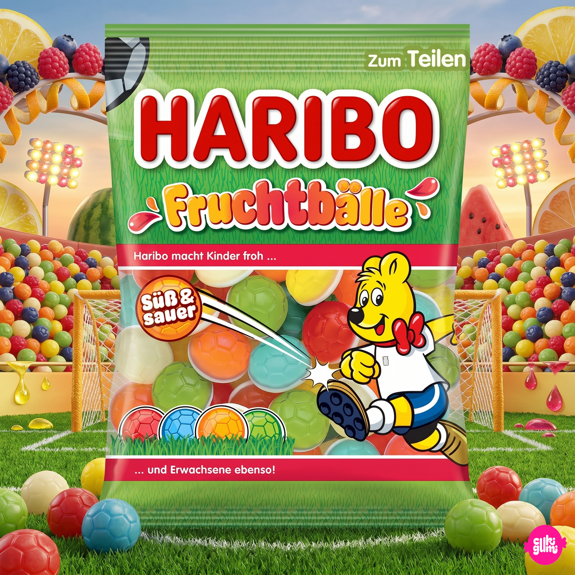 Haribo Fruchtballe gumicukor 160g