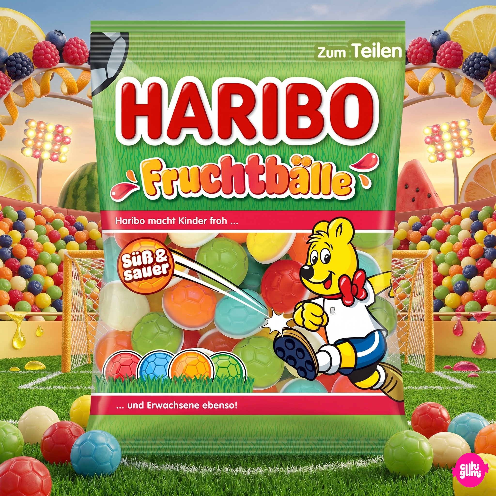 Haribo Fruchtballe gumicukor 160g