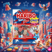 Haribo Stars and Stripes sour 175g