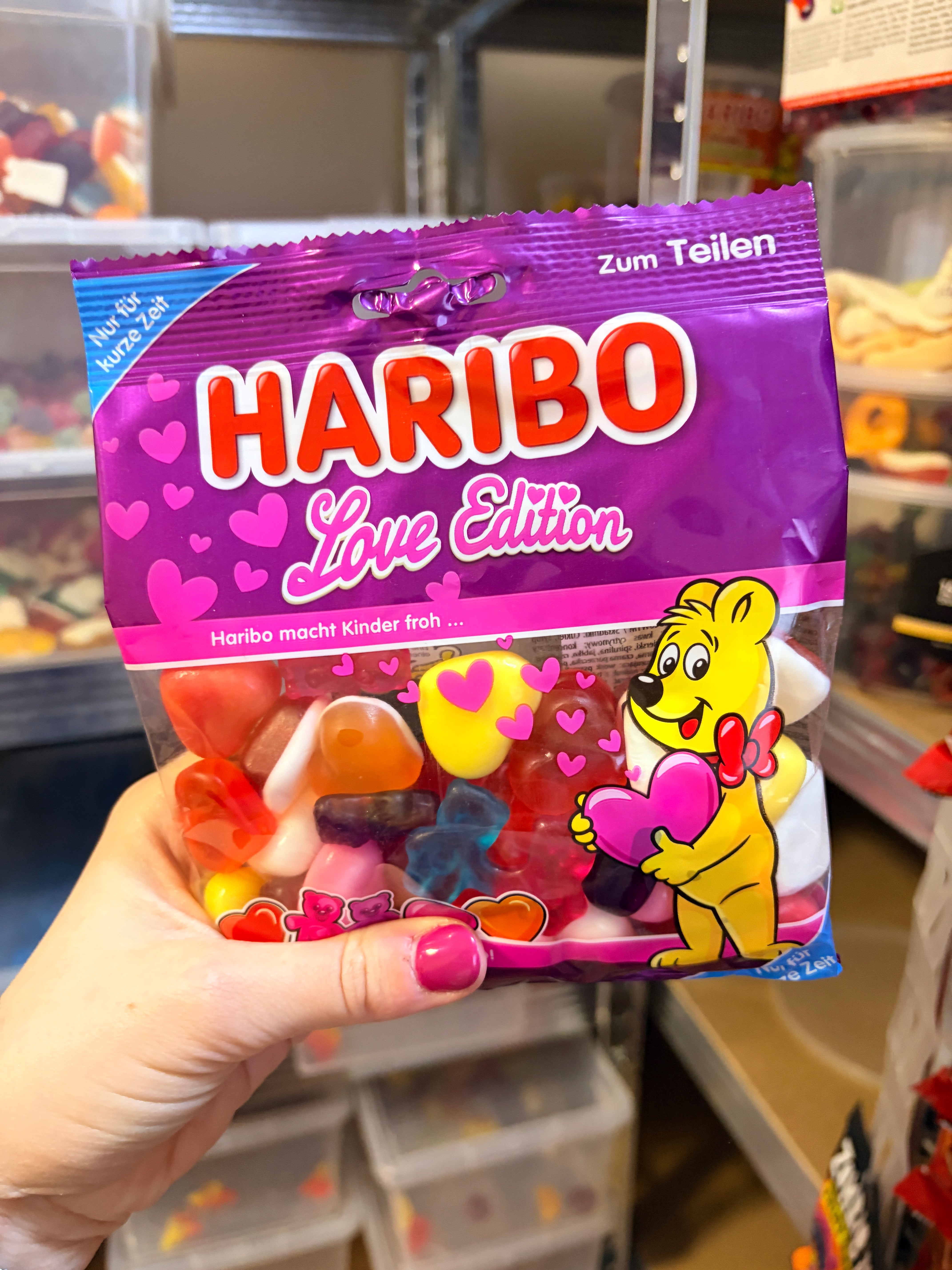 Haribo Szív & Maci Formájú Gumicukor Mix Habos Réteggel