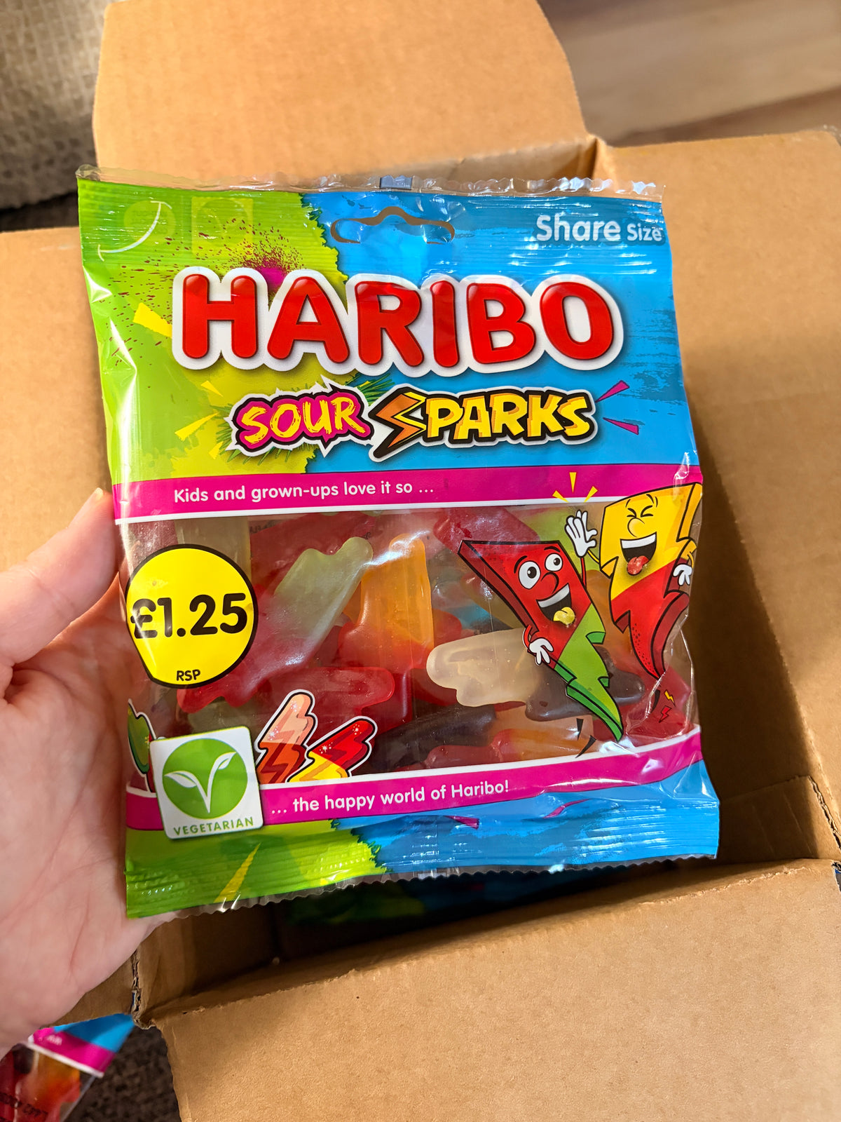Haribo villám gumicukor