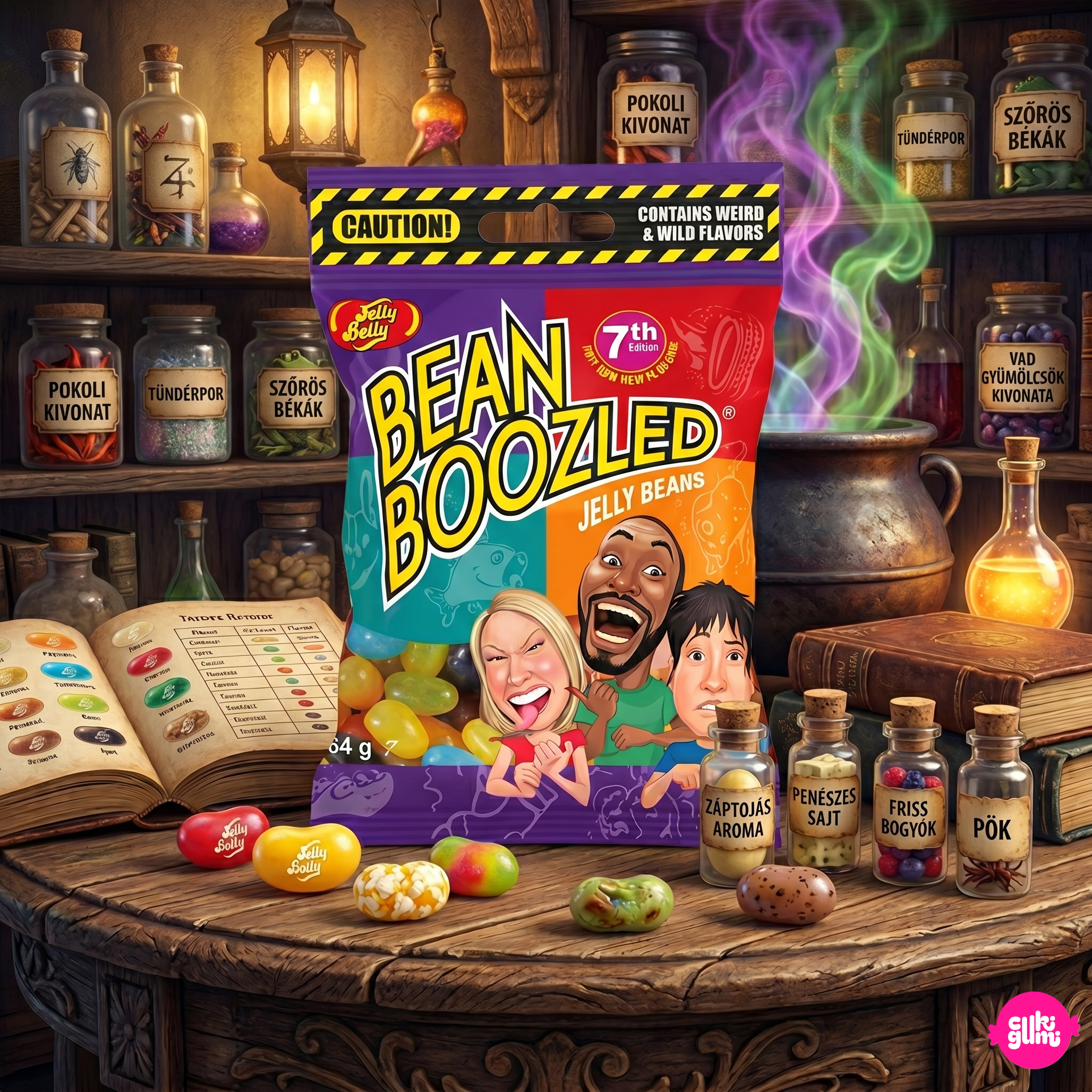 Jelly Belly Bean Boozled 7th Edition 54 g – Meglepétés Ízű Zselécukor Kihívás Mix