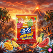 Jolly Rancher Gummies Heat Wave Spicy 'N Sweet 170 g – Csípős-Édes Gyümölcsös Gumicukor