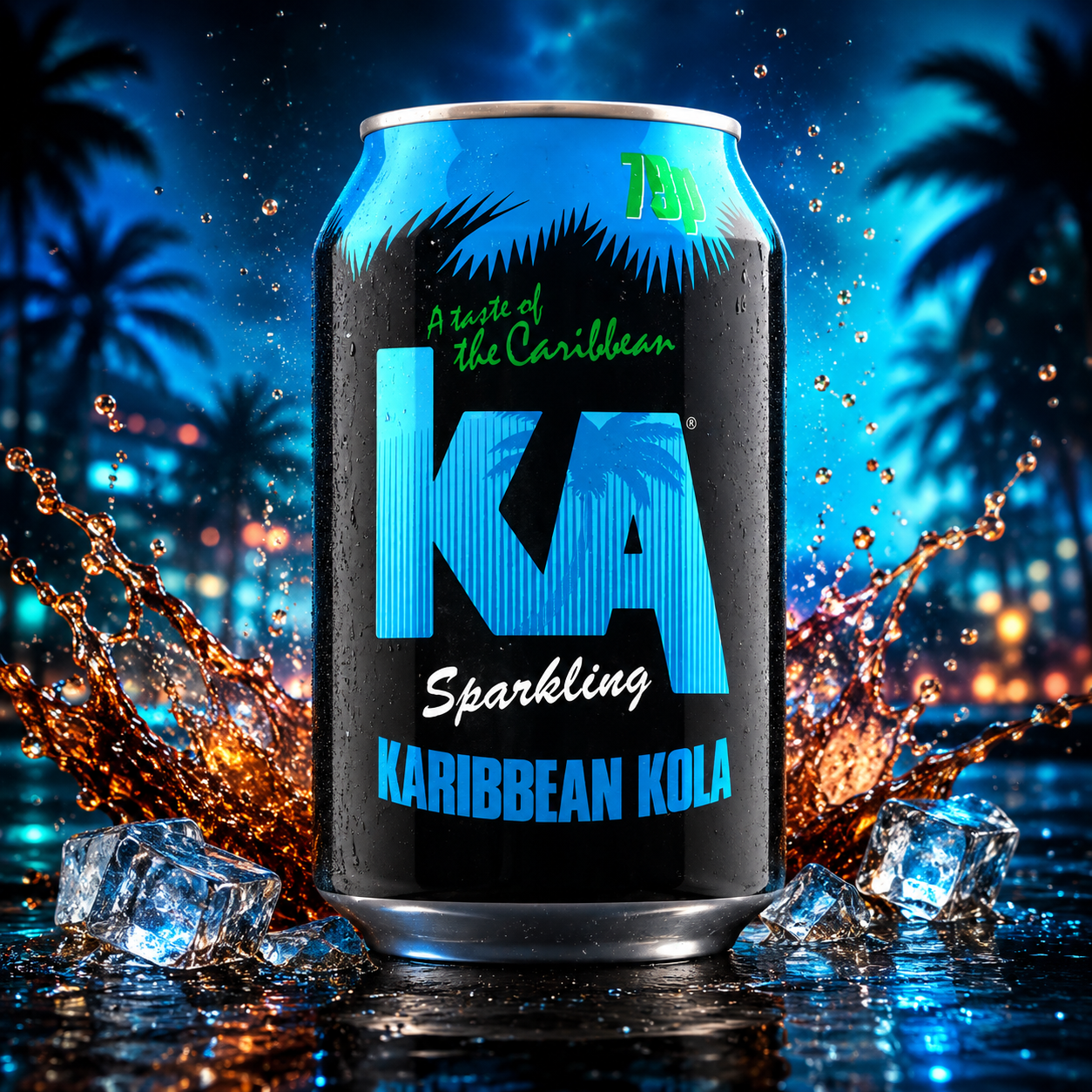 KA Sparkling Karibbean Kola 330ml – Karibi Kóla Szénsavas Üditőital