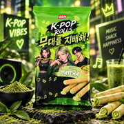 K-pop rolls matcha