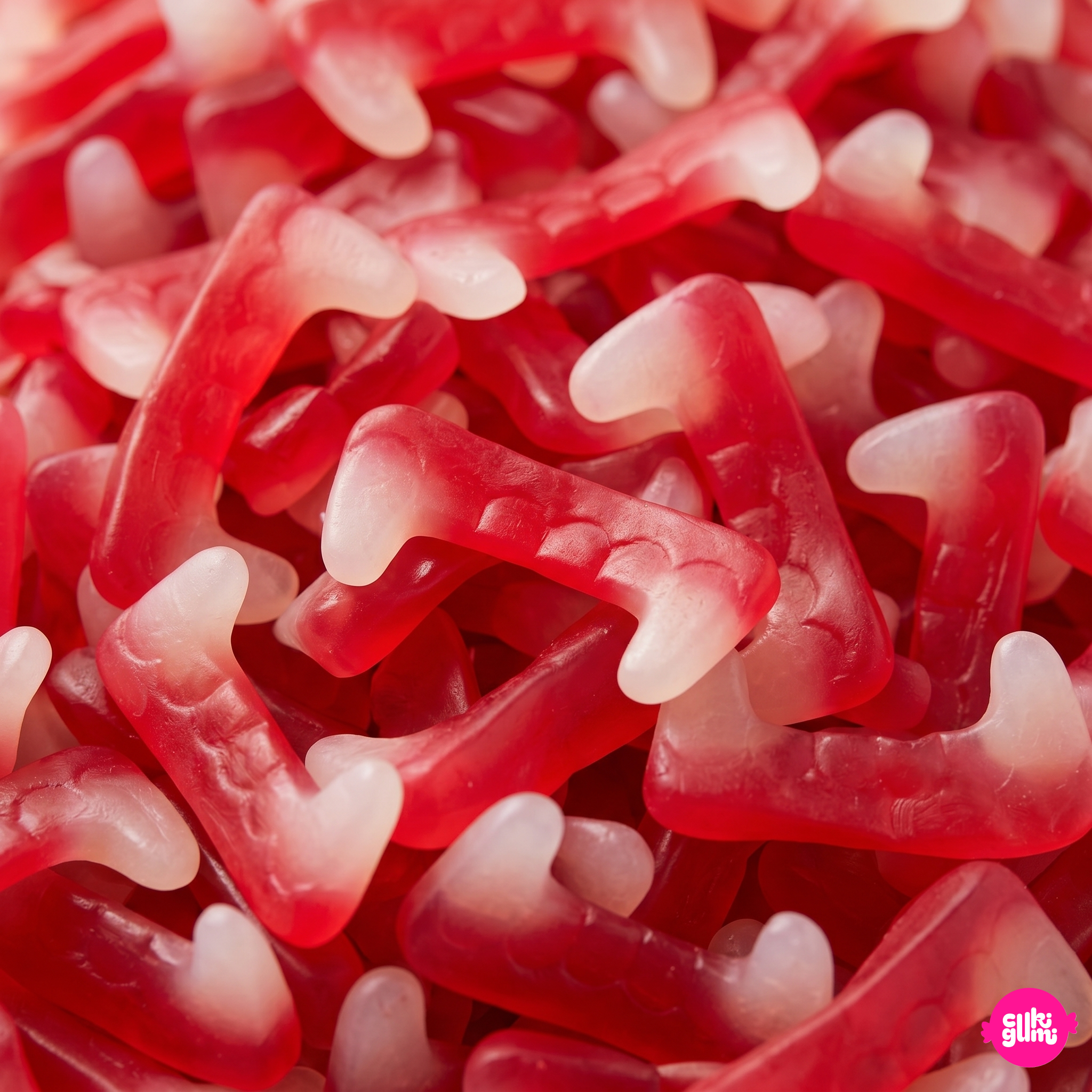 Kingsway Dracula Teeth 100 g – Eper Ízű Vámpírfog Gumicukor