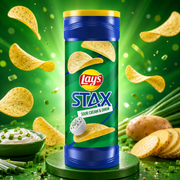 Lay's Stax Sour Cream & Onion 156g – Sour Cream & Onion Potato Chips