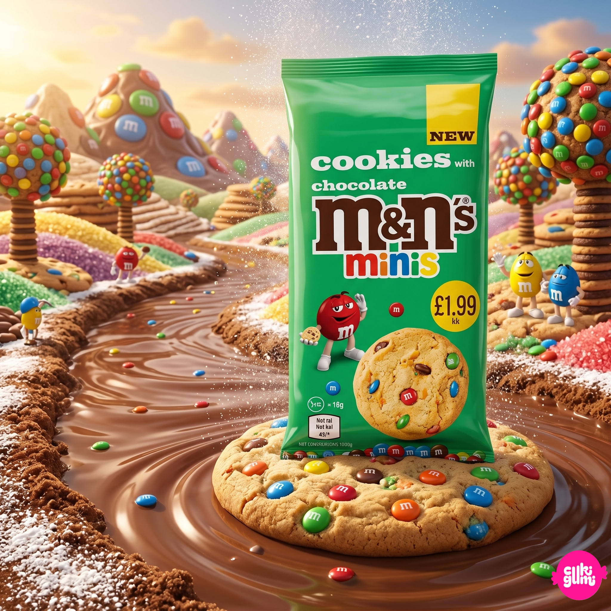 M&M's Csokis Darabos Keksz