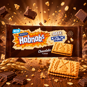 McVitie's Hobnobs Oaty Crunch Creams Chocolate 100 g – Csokoládéízű Krémmel Töltött Zabos Keksz
