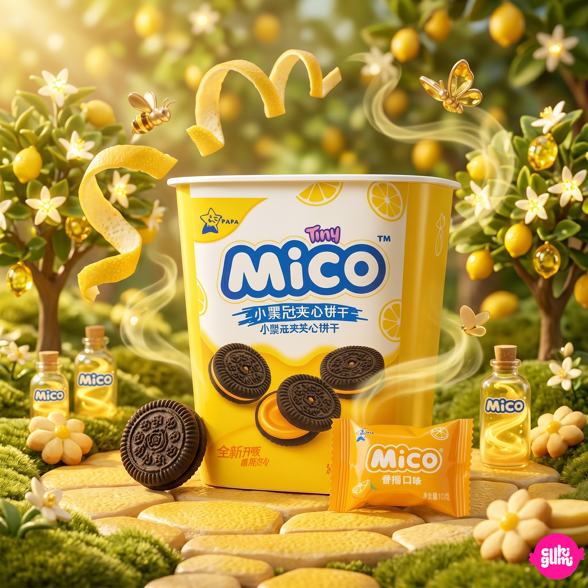 Mico Lemon Cheesecake Mini Cookies 88 g – Citromos Sajttorta Mini Keksz