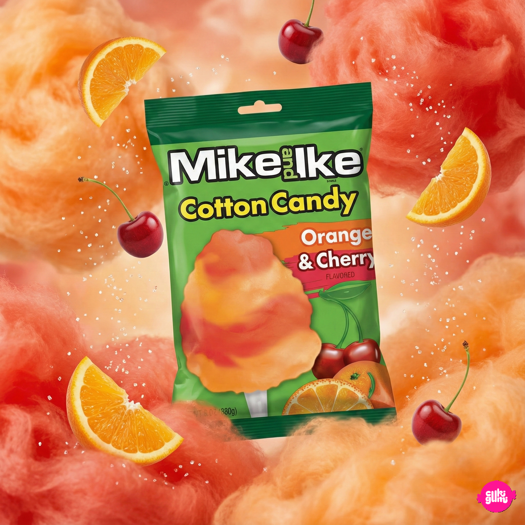 Mike and Ike Fruity Cotton Candy 85g