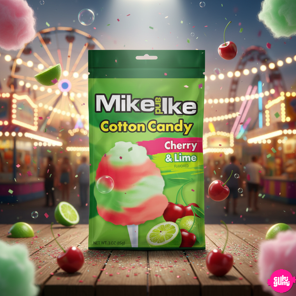 Mike and Ike Fruity Cotton Candy 85g