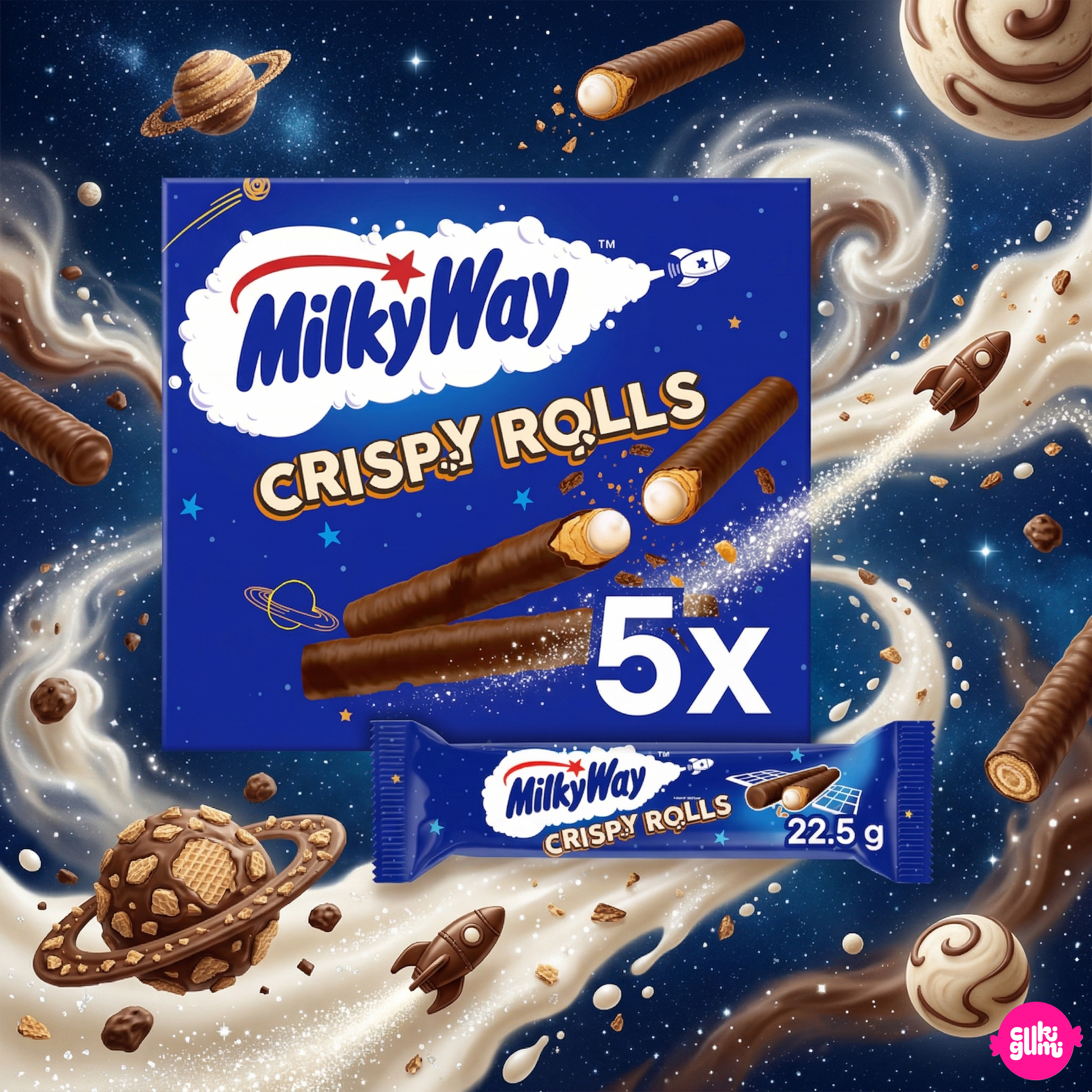 Milky Way crispy rolls 5 darabos