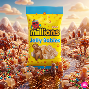 Millions Jelly Babies Cola 150 g – Kóla Ízű Zselés Gumicukor