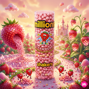 Millions Shaker Strawberry 82 g – Epres Mini Rágós Cukorkák