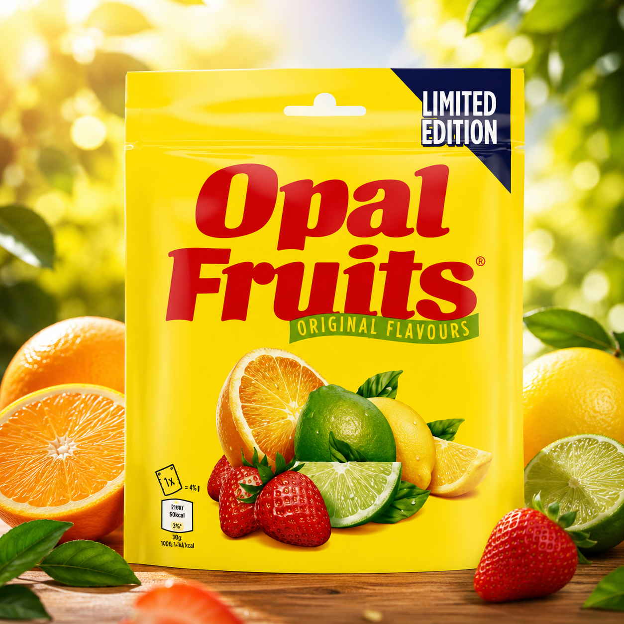 Opal Fruits Original Limited Edition 138 g – Vegyes Gyümölcsízű Rágócukorka