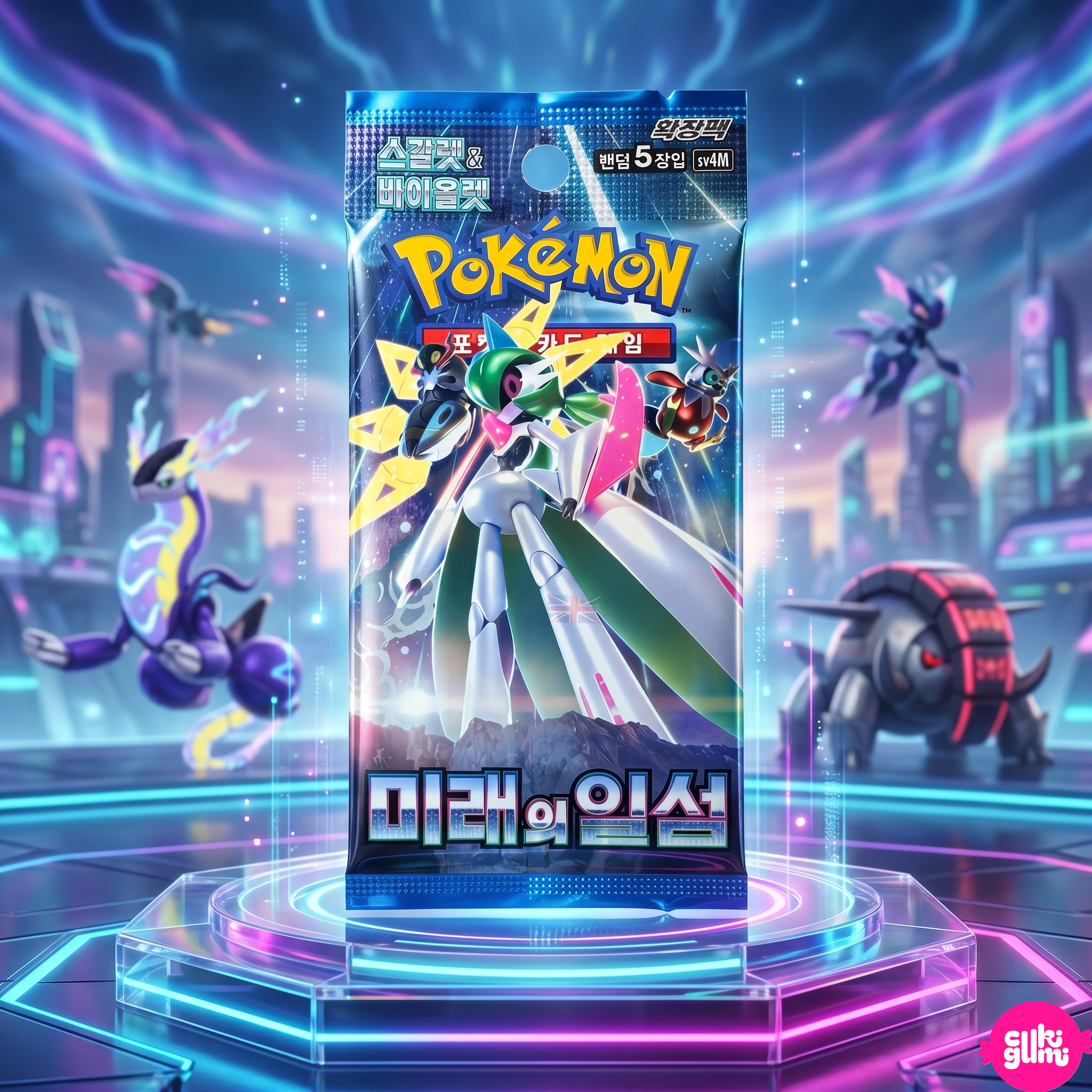 Pokémon Korean Future Flash Booster Pack – 5-card Korean Pokémon pack