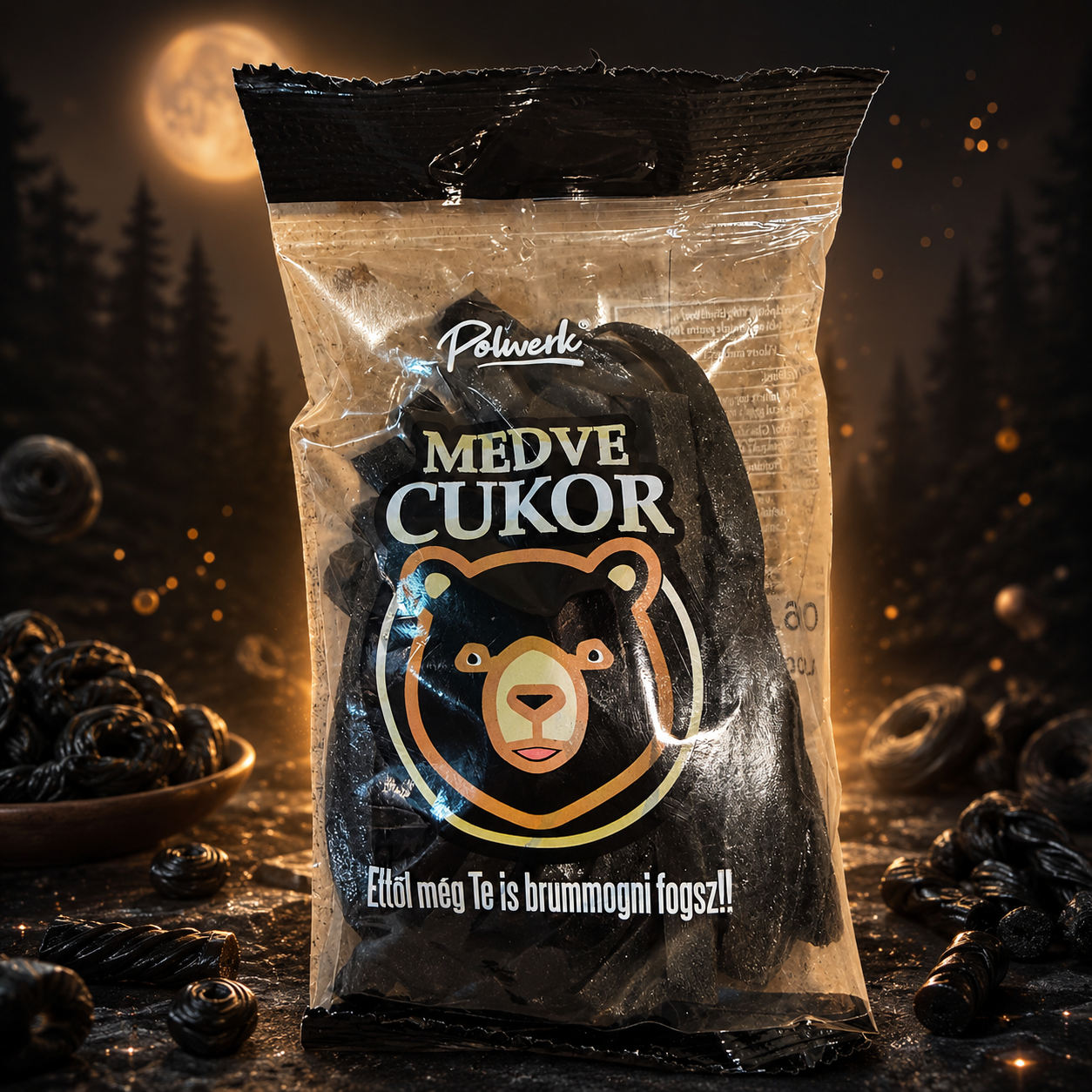 Polwerk klasszikus medvecukor 80 g – Polwerk Medvecukor